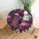 Toile cirée flamant rose