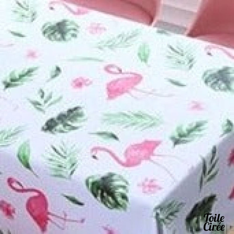 Toile cirée flamingo