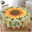 Toile cirée fleur de soleil