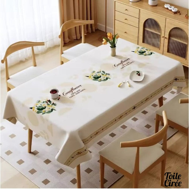Toile cirée fleurie