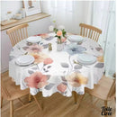 Toile cirée fleurs colorées