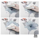 Toile cirée fleurs colorées