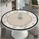 Toile cirée fleurs stylisées