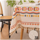 Toile cirée géométrique