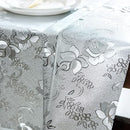 Toile cirée gris argentée