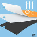 Toile cirée grise jaune