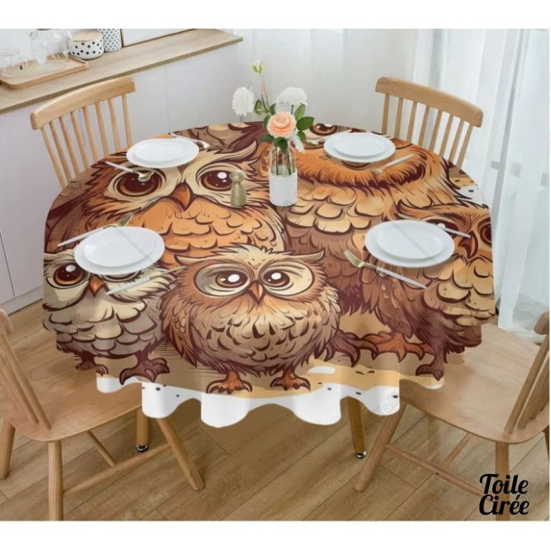 Toile cirée hibou