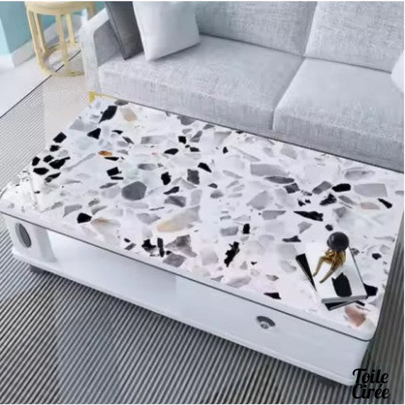 Toile cirée imitation marbre