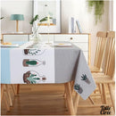 Toile cirée imprimée cactus