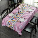 Toile cirée imprimée hexagones