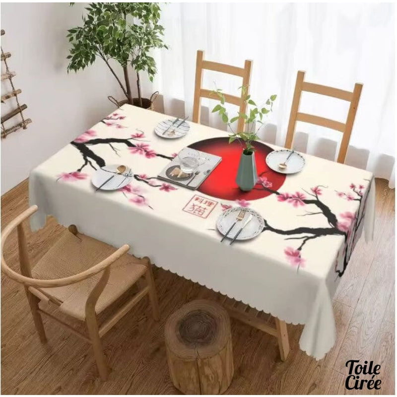 Toile cirée japonisante