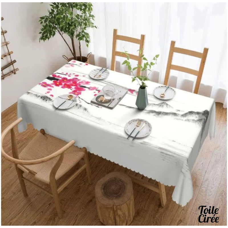 Toile cirée japonisante