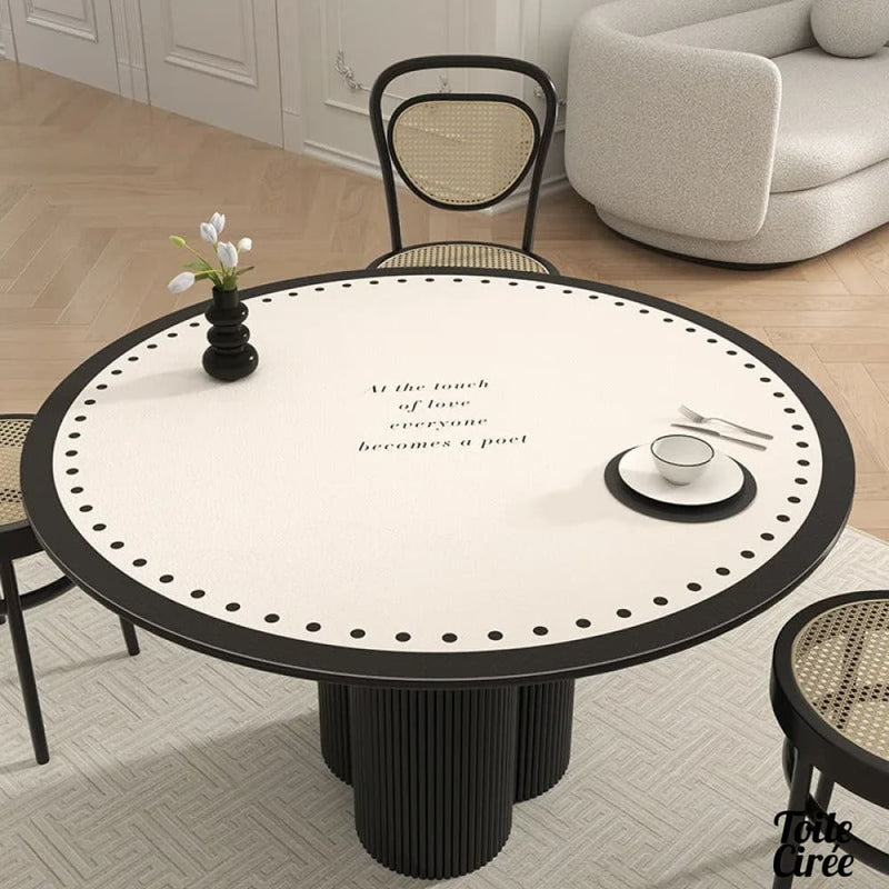 Toile cirée moderne ronde