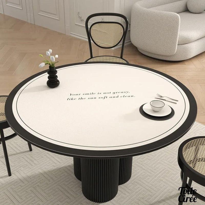 Toile cirée moderne ronde