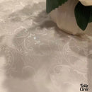 Toile cirée motif dentelle