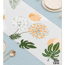 Toile cirée motif feuille