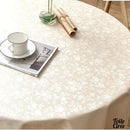 Toile cirée motif fleur