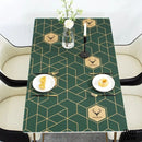 Toile cirée motif hexagones