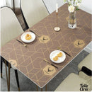 Toile cirée motif hexagones