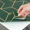 Toile cirée motif hexagones