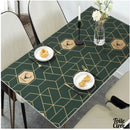 Toile cirée motif hexagones