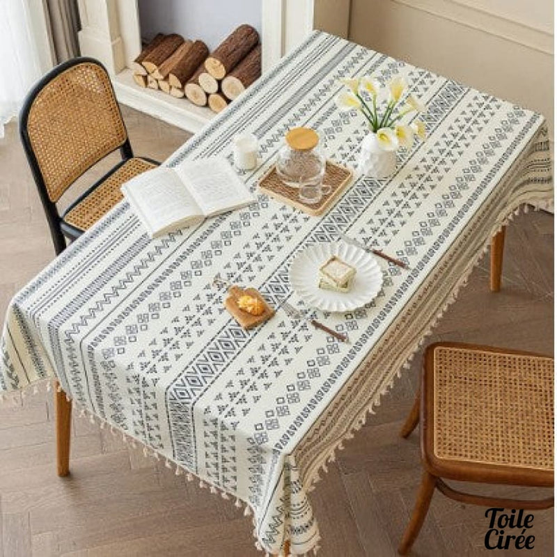 Toile cirée motifs géométriques