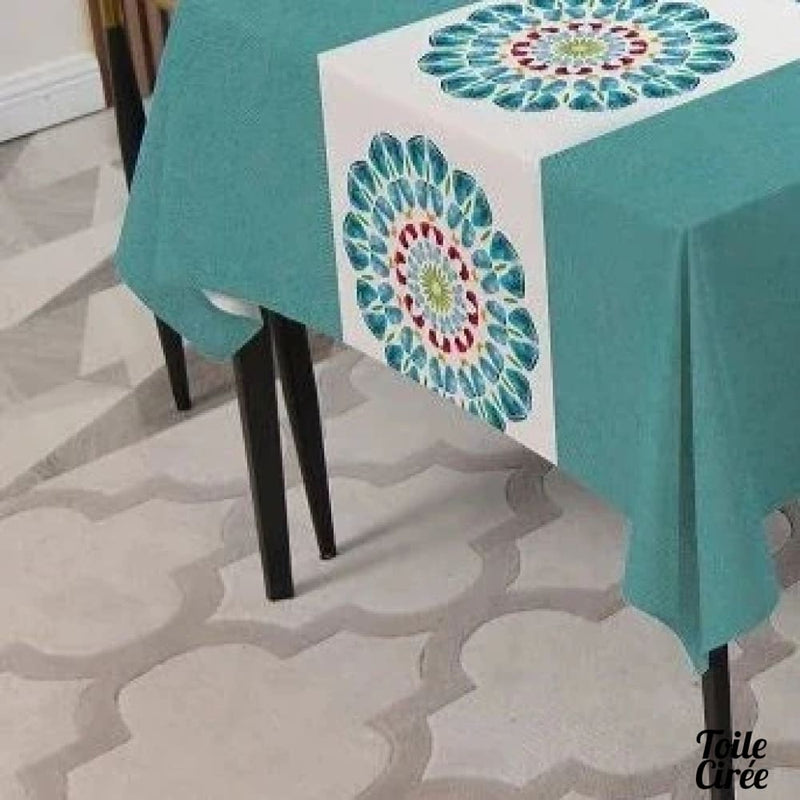 Toile cirée nappe motifs mandala