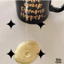 Toile cirée noire et blanche