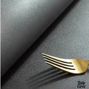 Toile cirée noire unie