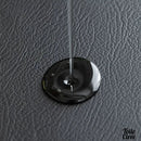 Toile cirée noire unie