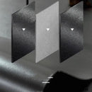 Toile cirée noire unie