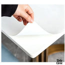 Toile cirée orange gris