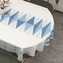 Toile cirée ovale 135x180