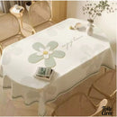 Toile cirée ovale 140 x 180