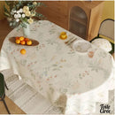 Toile cirée ovale 140 x 220