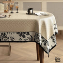 Toile cirée ovale kitch