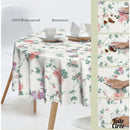 Toile cirée petites fleurs roses