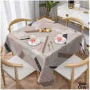 Toile cirée pour table carrée