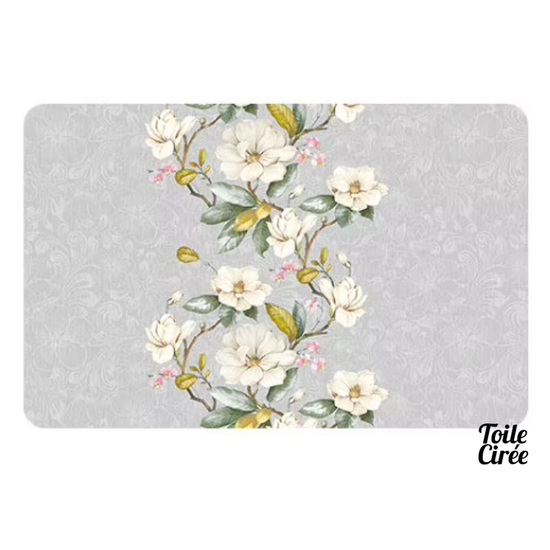 Toile cirée pour table de jardin ovale