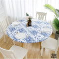 Toile cirée pour table jardin elastique