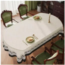 Toile cirée pour table ovale 150x230