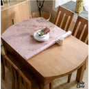 Toile cirée pour table ovale