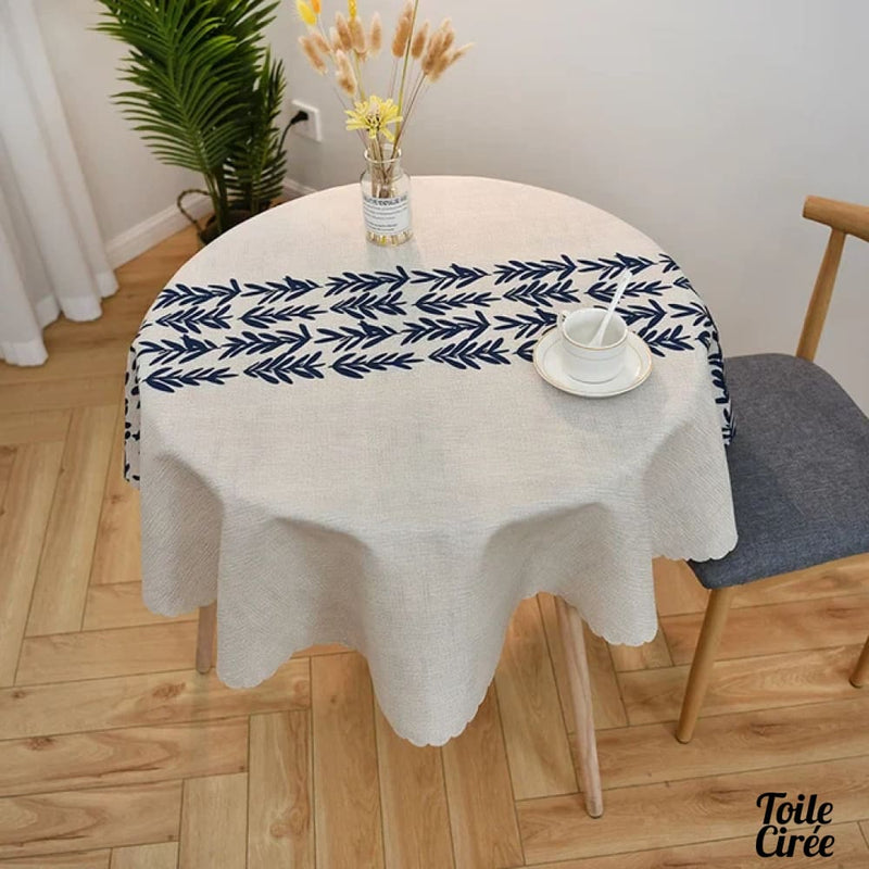 Toile cirée pour table ronde