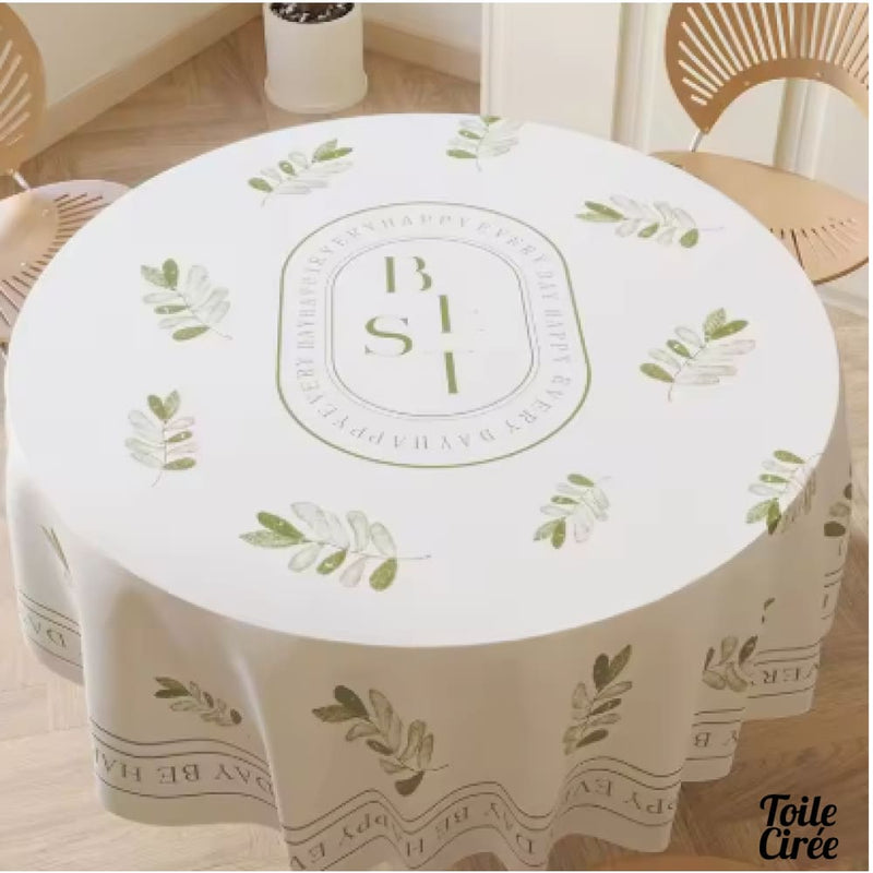 Toile cirée pour table ronde