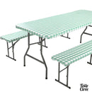 Toile cirée rectangulaire avec élastique