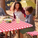 Toile cirée rectangulaire avec élastique