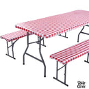 Toile cirée rectangulaire avec élastique