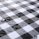 Toile cirée rectangulaire avec élastique