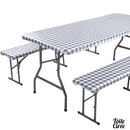 Toile cirée rectangulaire avec élastique