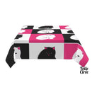 Toile cirée rectangulaire motif chat